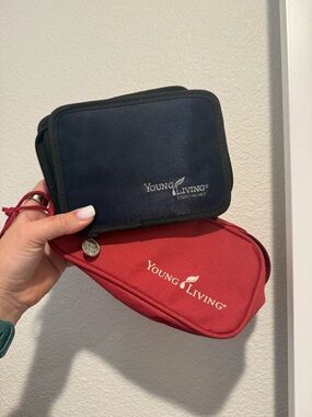 Young Living black and Red Essential Oil Carry Cases